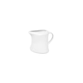 Elips Oval White Porcelain Creamer  4.5" x 3" x h:3.5" 5 oz.